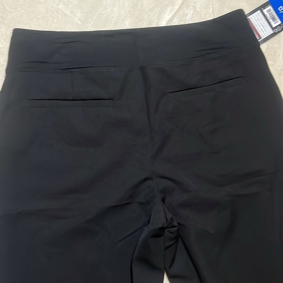 NWT Black Stretch Work Capris Pants sz L - Picture 6 of 6